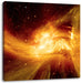 Sternenstaub Gasnebel Galaxie Leinwandbild Quadratisch