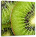 Grüner Kiwi Traum Leinwandbild Quadratisch