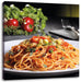 Leckere Spaghetti Italia Leinwandbild Quadratisch