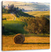 Italienische Toskana Landschaft Leinwandbild Quadratisch
