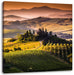 Wunderschöne Landschaft Toskana Leinwandbild Quadratisch