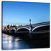 Westminster Bridge Big Ben Leinwandbild Quadratisch