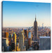 Empire State Building in New York Leinwandbild Quadratisch