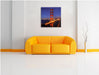 Golden Gate Bridge San Francisco Leinwandbild Quadratisch über Sofa