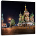 Basilius Kathedrale in Moskau Leinwandbild Quadratisch