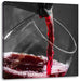 köstlicher Rotwein Leinwandbild Quadratisch