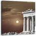 schöner Tempel der Athene Leinwandbild Quadratisch