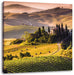 Wunderschöne Toskana Landschaft Leinwandbild Quadratisch