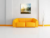 Milford Sound Neuseeland Kunst Leinwandbild Quadratisch über Sofa