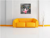 Kolibris in den Tropen Leinwandbild Quadratisch über Sofa
