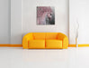 wunderbares Einhorn Leinwandbild Quadratisch über Sofa