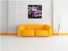 Kuba Varadero Oldtimer B&W Leinwandbild Quadratisch über Sofa