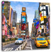 Times Square in new York City Leinwanbild Quadratisch