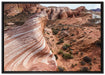 Atemberaubender Grand Canyon auf Leinwandbild gerahmt Größe 100x70