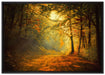 Wald auf Leinwandbild gerahmt Größe 100x70