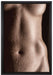 Nackte Frau auf Leinwandbild gerahmt Größe 60x40