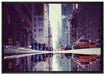 New York Times Square auf Leinwandbild gerahmt Größe 100x70