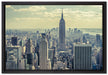 New York Manhattan auf Leinwandbild gerahmt Größe 60x40