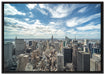 New York Skyline auf Leinwandbild gerahmt Größe 100x70