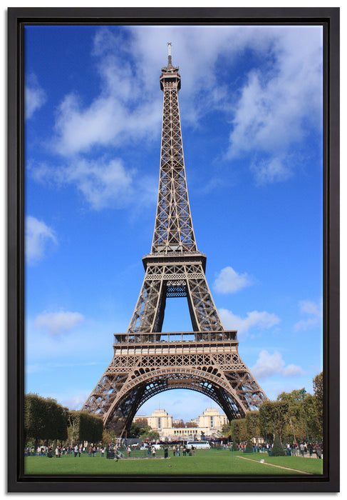 Eifelturm Paris auf Leinwandbild gerahmt Größe 60x40