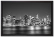 New York City auf Leinwandbild gerahmt Größe 60x40