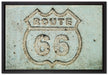 Route 66 auf Leinwandbild gerahmt Größe 60x40