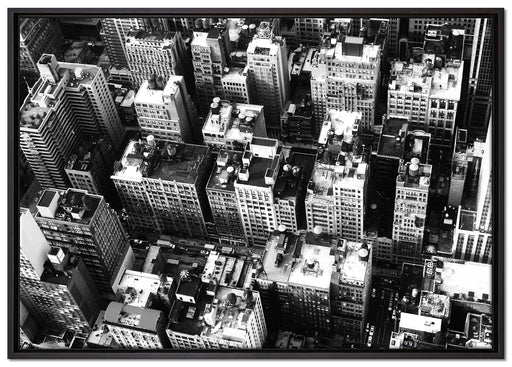 New York City auf Leinwandbild gerahmt Größe 100x70