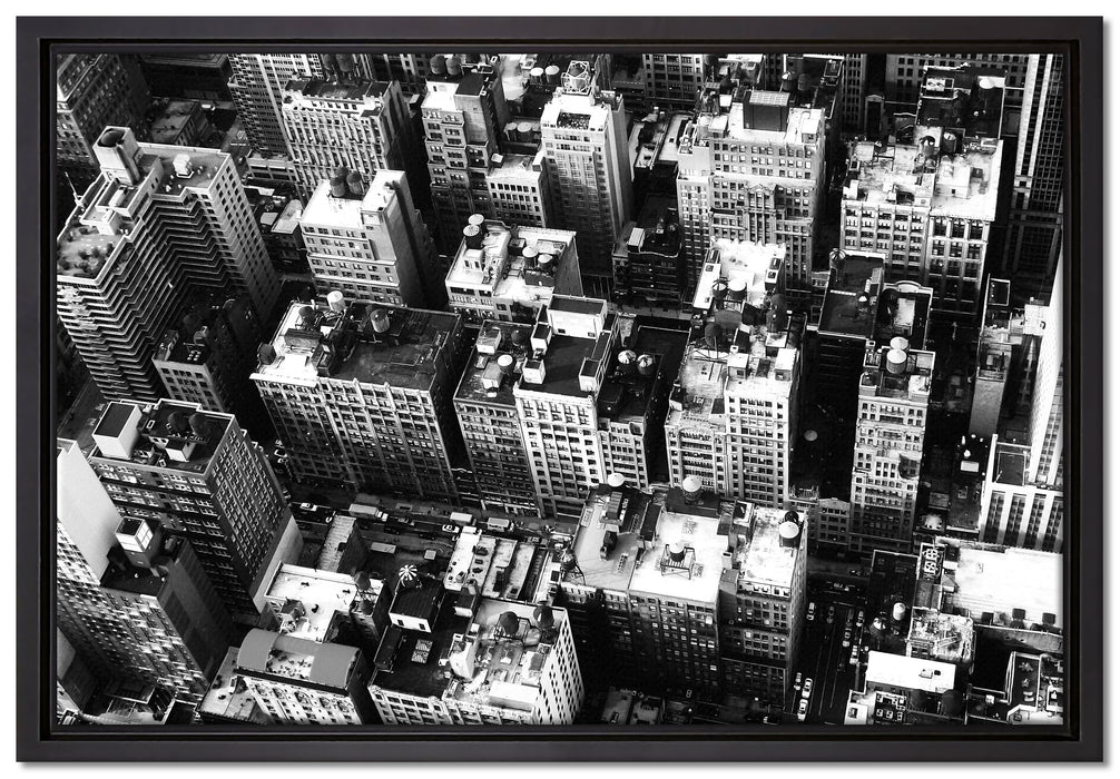 New York City auf Leinwandbild gerahmt Größe 60x40