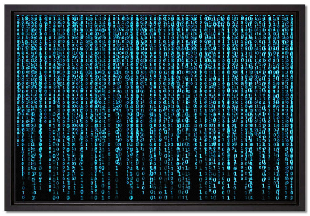 Matrix auf Leinwandbild gerahmt Größe 60x40