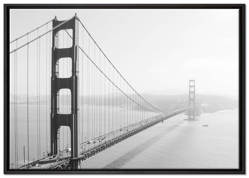 Golden Gate Bridge San Francisco auf Leinwandbild gerahmt Größe 100x70