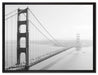 Golden Gate Bridge San Francisco auf Leinwandbild gerahmt Größe 80x60