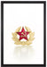 Wappen der UdSSR auf Leinwandbild gerahmt Größe 60x40