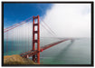 Golden Gate Bridge San Francisco auf Leinwandbild gerahmt Größe 100x70