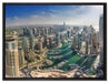 Dubai Hotel Burj al Arab auf Leinwandbild gerahmt Größe 80x60
