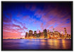 Skyline New York auf Leinwandbild gerahmt Größe 100x70