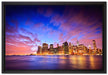 Skyline New York auf Leinwandbild gerahmt Größe 60x40