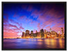 Skyline New York auf Leinwandbild gerahmt Größe 80x60