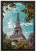 Eifelturm Paris auf Leinwandbild gerahmt Größe 60x40