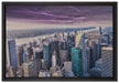 Skyline New York auf Leinwandbild gerahmt Größe 60x40