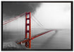 Golden Gate Bridge auf Leinwandbild gerahmt Größe 100x70