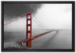 Golden Gate Bridge auf Leinwandbild gerahmt Größe 60x40