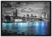 New York Skyline auf Leinwandbild gerahmt Größe 100x70