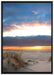 Nordseeküste Nordsee auf Leinwandbild gerahmt Größe 100x70