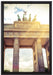 Brandenburger Tor Berlin auf Leinwandbild gerahmt Größe 60x40