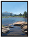 Tuolumne River Yosemite auf Leinwandbild gerahmt Größe 80x60