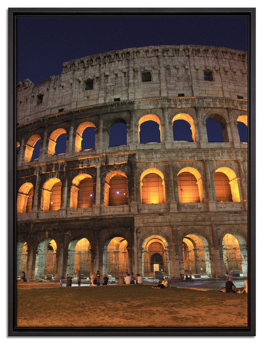 Colosseum in Rom Italien Italy auf Leinwandbild gerahmt Größe 80x60