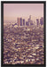 Los Angeles City Großstadt auf Leinwandbild gerahmt Größe 60x40