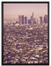 Los Angeles City Großstadt auf Leinwandbild gerahmt Größe 80x60