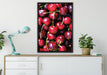 Cherry Kirschen Fruit auf Leinwandbild gerahmt verschiedene Größen im Wohnzimmer