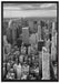 New York Skyline auf Leinwandbild gerahmt Größe 100x70